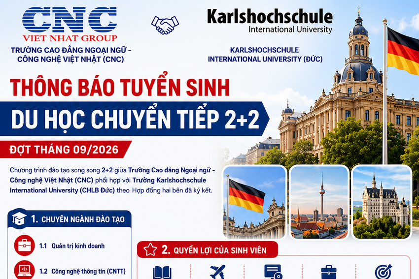 DU HỌC ĐỨC CHUYỂN TIẾP 2+2